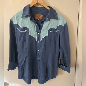Brand Unknown, Size M, Vintage Western Button-Up